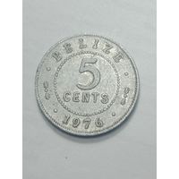 Белиз 5 центов 1976 года .