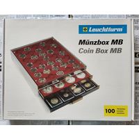 Leuchtturm планшет MB30 на 30 монет 32 мм! Под полуунцевики! Германия, Лейхтурм! ВОЗМОЖЕН ОБМЕН!