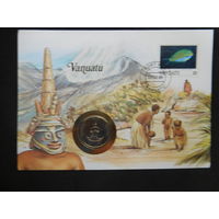 Вануату 20 вату 1983 г конверт первого дня КПД