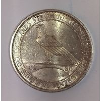 3 марки 1930 Рейнланд - орёл на мосту - яркий штемпельный блеск