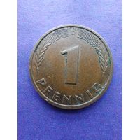 Германия ФРГ 1 пфенниг 1994 D