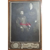 1910-е Кабинет-портрет семья типажи ретро студийное фото