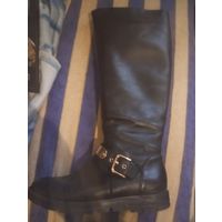 Сапоги зимние.Кожа,38р.