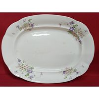 С рубля без мц. блюдо "Тверская фабрика им. Калинина" СССР, 38х29см