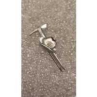 Значек знак Альпинизм Туризм Горы Лыжи,200 лотов с 1 рубля!!!