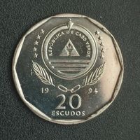 Кабо - Верде 20 эскудо 1994 "Растения - Limonium braunii"