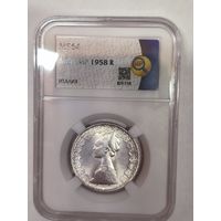 500 лир 1958 кораблик ms 64 с рубля без мц