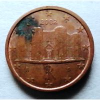 1 евроцент 2002 Италия