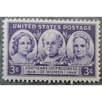 1948 100 лет прогресса женщин США