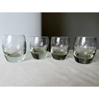 Стаканы стекло ссср винтаж 8,5 х 7cm