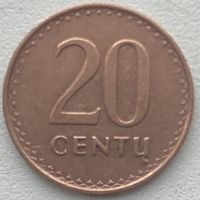Литва 20 центов 1991 г.
