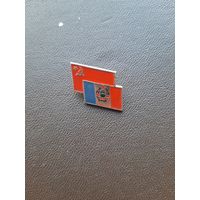 Значок легкий Дружба СССР.