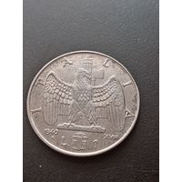 Италия 1 лира 1940 г. - магнитная