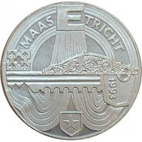 Нидерланды 10 ЭКЮ, 1993 Маастрихтский договор UNC