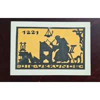 1921 год Германия 75 пфеннигов