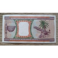 Werty71 Мавритания 200 угий 2002 UNC банкнота