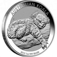 Австралия "Коала" 2012 г. Серебро "1 Oz".