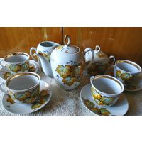 Сервиз ,,Осенние листья'' 70-е  годы СССР НОВЫЙ