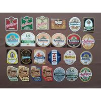 Белорусские пивные этикетки с бутылок, по рублю за этикетку, а-13-1 (4001)