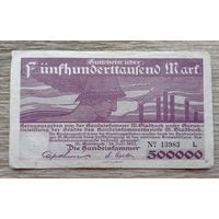 Werty71 Германия 500000 марок 1923 банкнота Гроссгельд Монхенгладбах