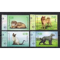 Киргизия 2015. Фауна. Собаки, кошки 4 марки (522)