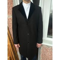Пальто р54 шерсть 70% мужское зимнее