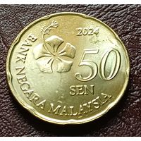 Малайзия 50 сенов, 2024    ( 2-3-7 )