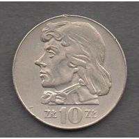 Польша. 10 злотых 1970. Т. Костюшко.