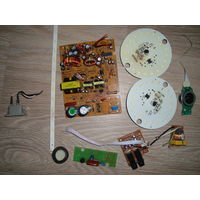 Платы с радиодеталями,