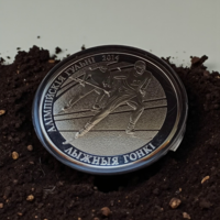 Лыжные гонки, 20 рублей 2012, серебро