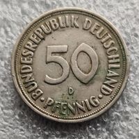 Германия 50 пфеннигов  1968 г.