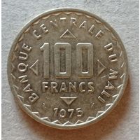 Мали 100 франков 1975 год, KM# 10