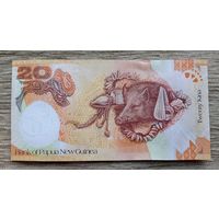 Werty71 Папуа-Новая Гвинея 20 кина 2008 UNC банкнота 35 лет банку
