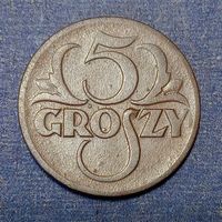 Польша 5 грошей 1923 #3