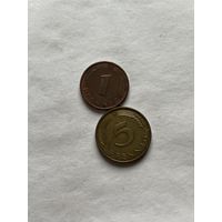 ФРГ 2 монеты
