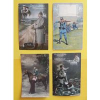 Открытки ПМВ "Агитация. Германия", 1912 - 1915 гг., цена за единицу