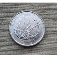 Werty71 Канада 25 центов 2000 миллениум Достижения