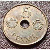Финляндия 5 пенни, 1942    ( 1-1-2 )
