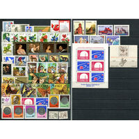 Польша - 1977 - Годовой набор - 56 марок и 2 блока - MNH