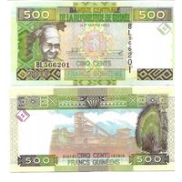 Гвинея 500 франков образца 2017 года UNC p47b
