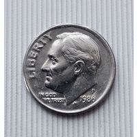 1 дайм 1986(P) года США.