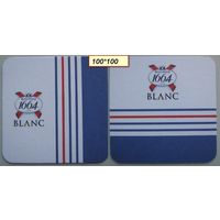 Подставка под пиво  "Kronenbourg 1664 Blanc " .