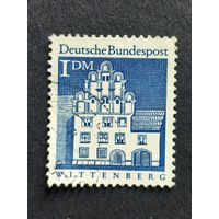 Германия 1966. Здания Германии 12 века. Здание Меланхтона, Виттенберг