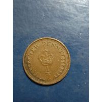 Великобритания 1/2 пенни 1974