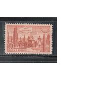 США-1953, (Мих.648),  **   , Покупка Гадсдена, Мексика, Карта (одиночка)