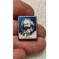Значок Карл Маркс,200 лотов с 1 рубля!!!