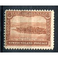 Британские колонии - Ньюфаундленд - 1928г. - вид, ландшафт, 8 с - 1 марка - MH [Mi 135]. #3-WB-100-A-1