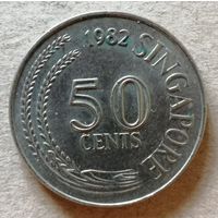 Сингапур 50 центов, 1982 год, KM# 5