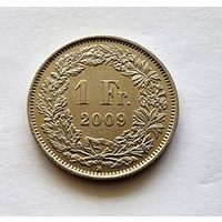 Швейцария 1 франк, 2009