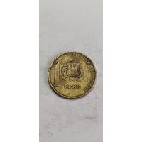 Доминиканская республика 1 песо 1992